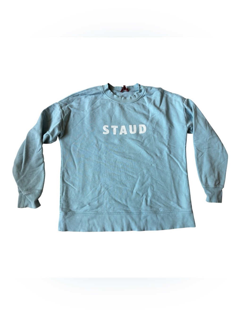 STAUD BABY BLUE CREWNECK SWEATSHIRT HOODIE WOMENS SMALL